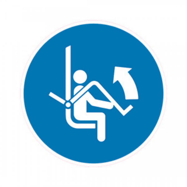 Balise Sticker Relever le garde-corps BALI-STI-RM123